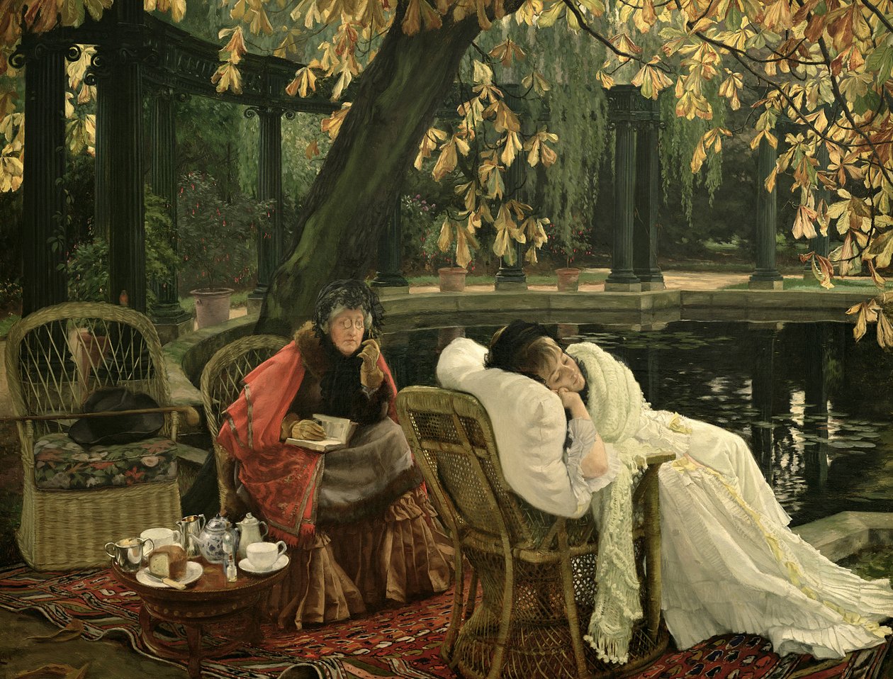 Toipilas, n. 1876 tekijältä James Jacques Joseph Tissot