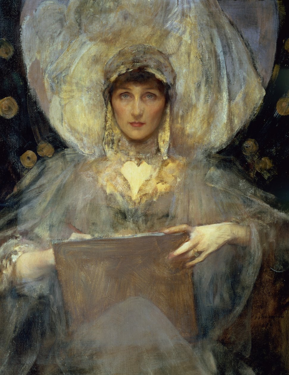 Rutlandin herttuattaren Violetin muotokuva, 1896 tekijältä James Jebusa Shannon