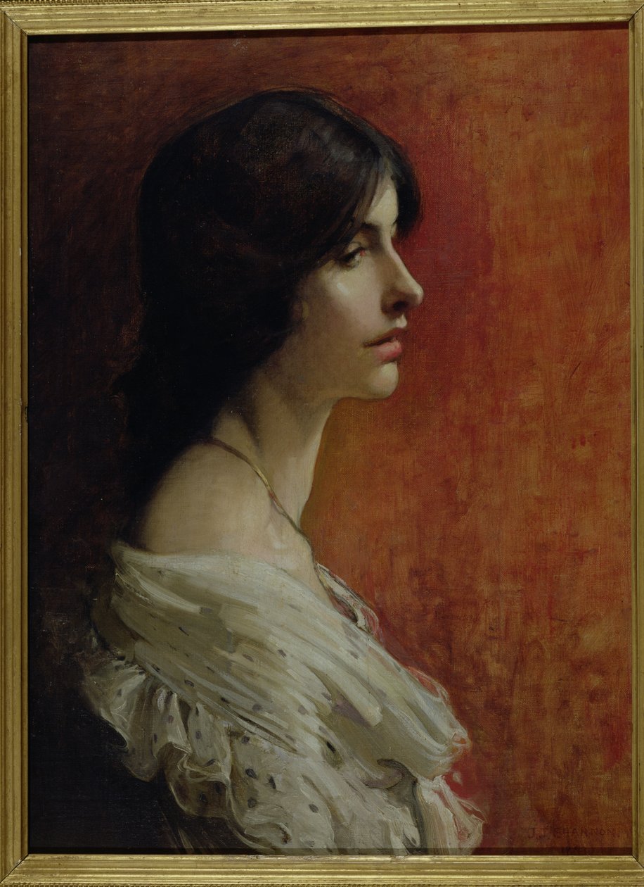 SB 269 Nuoren naisen muotokuva, 1897 tekijältä James Jebusa Shannon