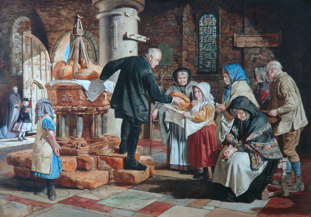 The Dole, Stow Church, Lincolnshire, n. 1864-67 öljylevy tekijältä James Lobley