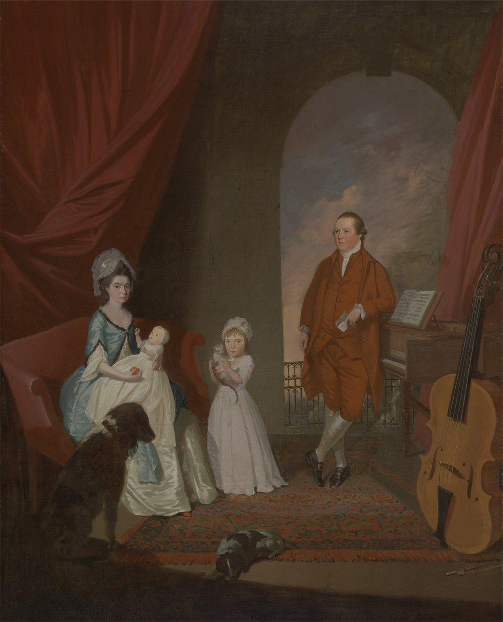 Perheryhmä, n. 1774–1780 tekijältä James Millar