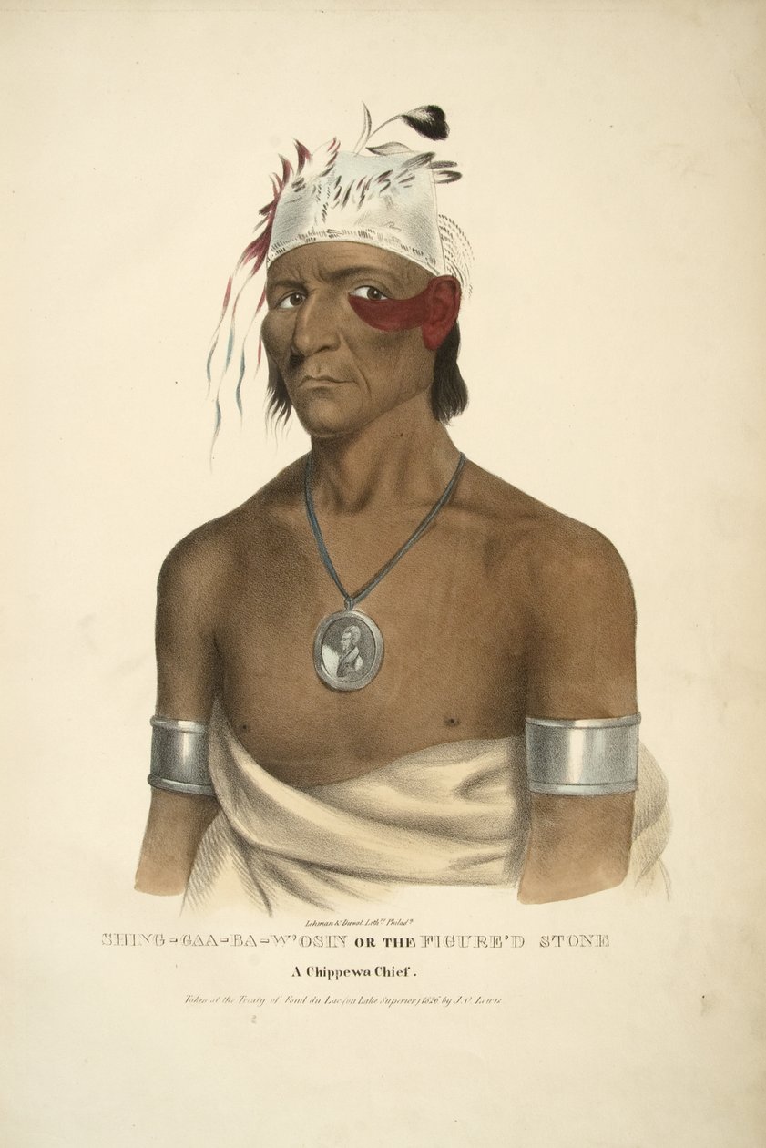 Shing-Gaa-Ba-Wosin tai kuviokivi tekijältä James Otto Lewis