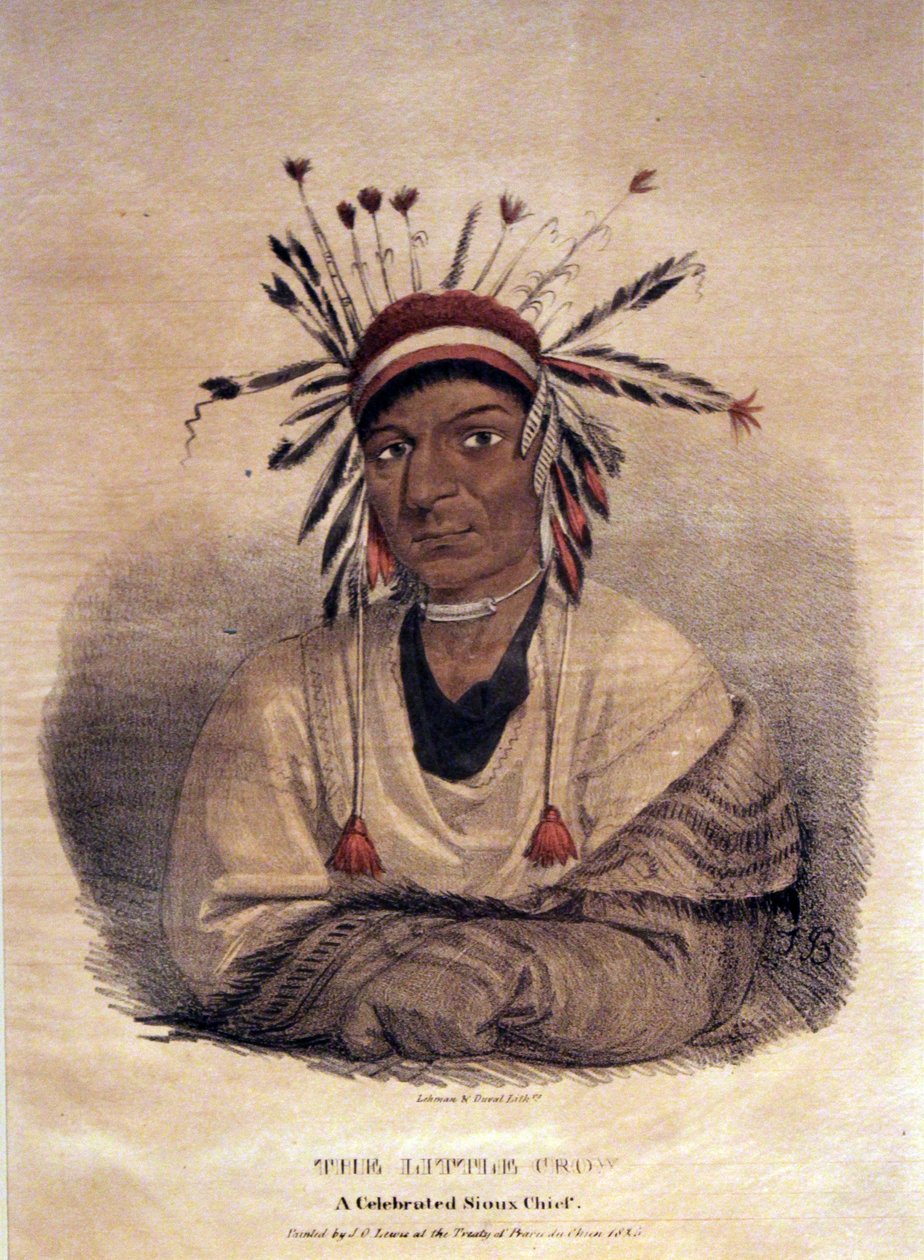 Pikku Varis, kuuluisa sioux-päällikkö, - tekijältä James Otto Lewis