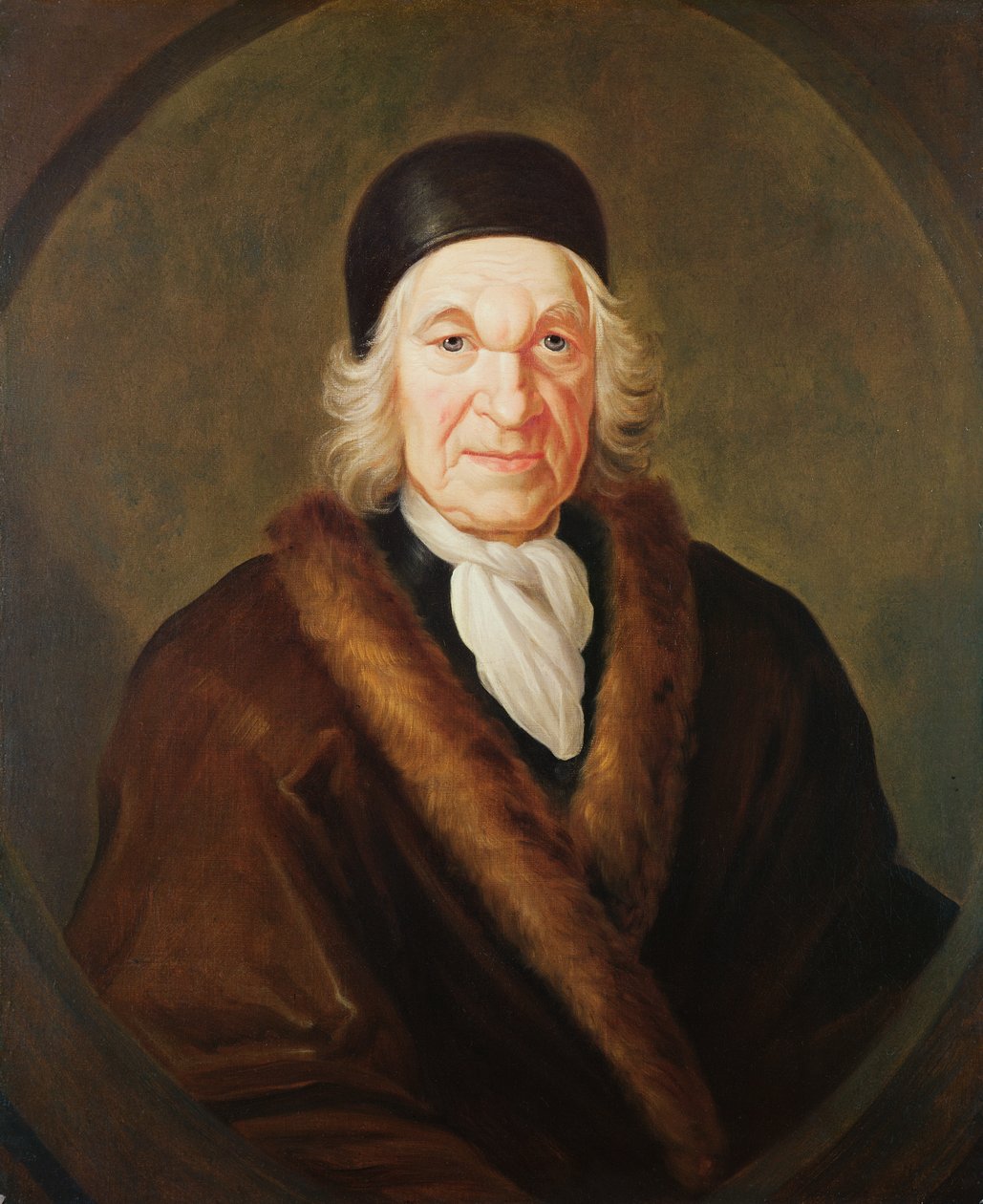 Muotokuva Charles de Marquetel de Saint-Evremondista (n.1613-1703) n.1701. tekijältä James Parmentier