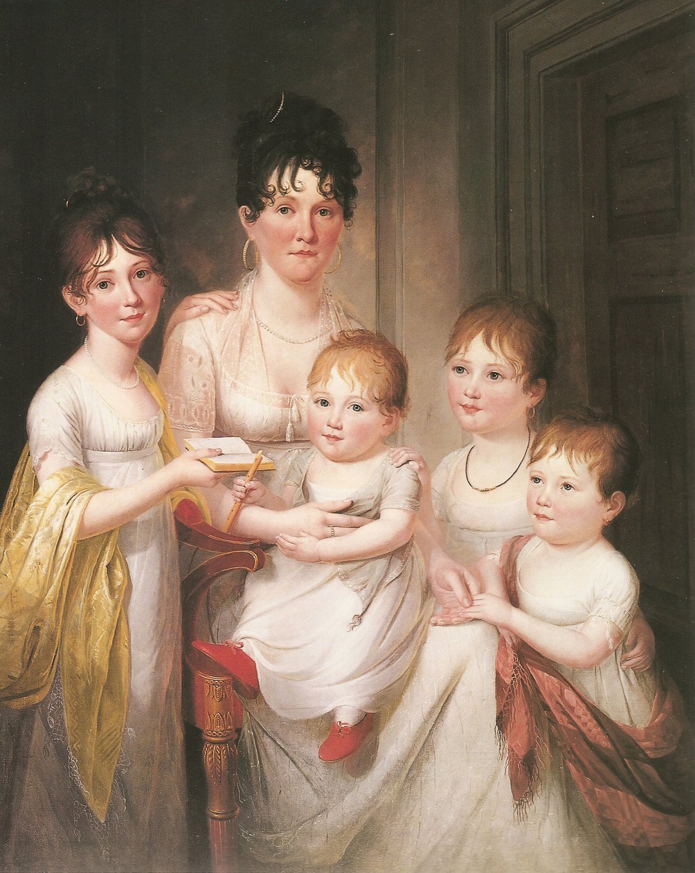 Madame Dubocq ja hänen lapsensa tekijältä James the Elder Peale