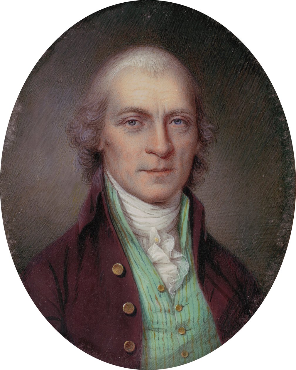 Eversti Richard Thomasin muotokuva tekijältä James the Elder Peale