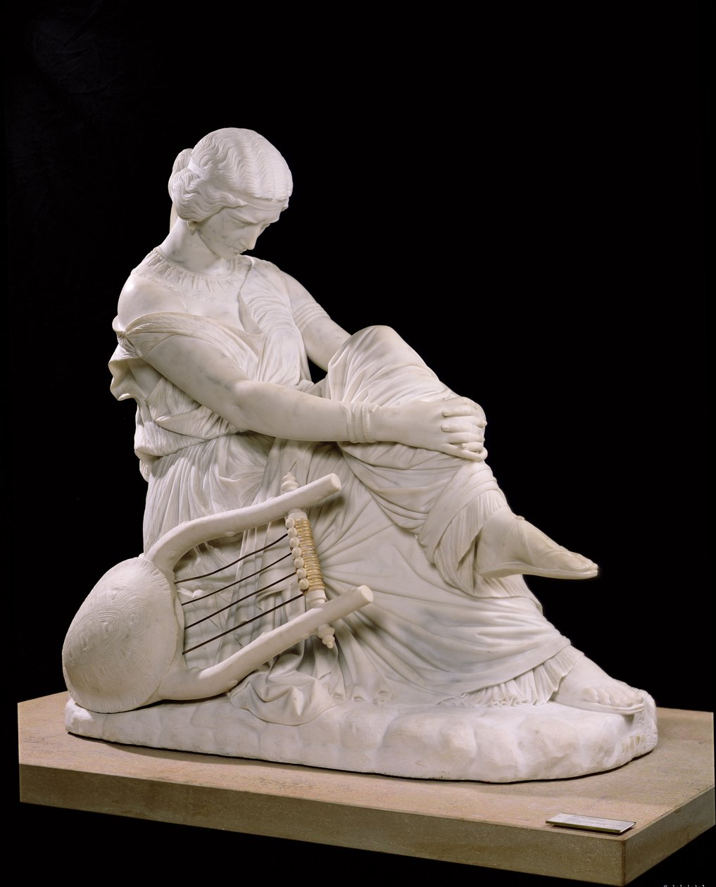 Sappho, 1852 (marble)finn tekijältä James Pradier