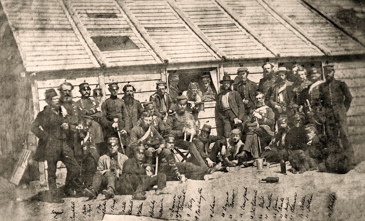 18. Irlannin kuninkaallinen rykmenttileiri, Sebastopol, toukokuu 1856 tekijältä James Robertson