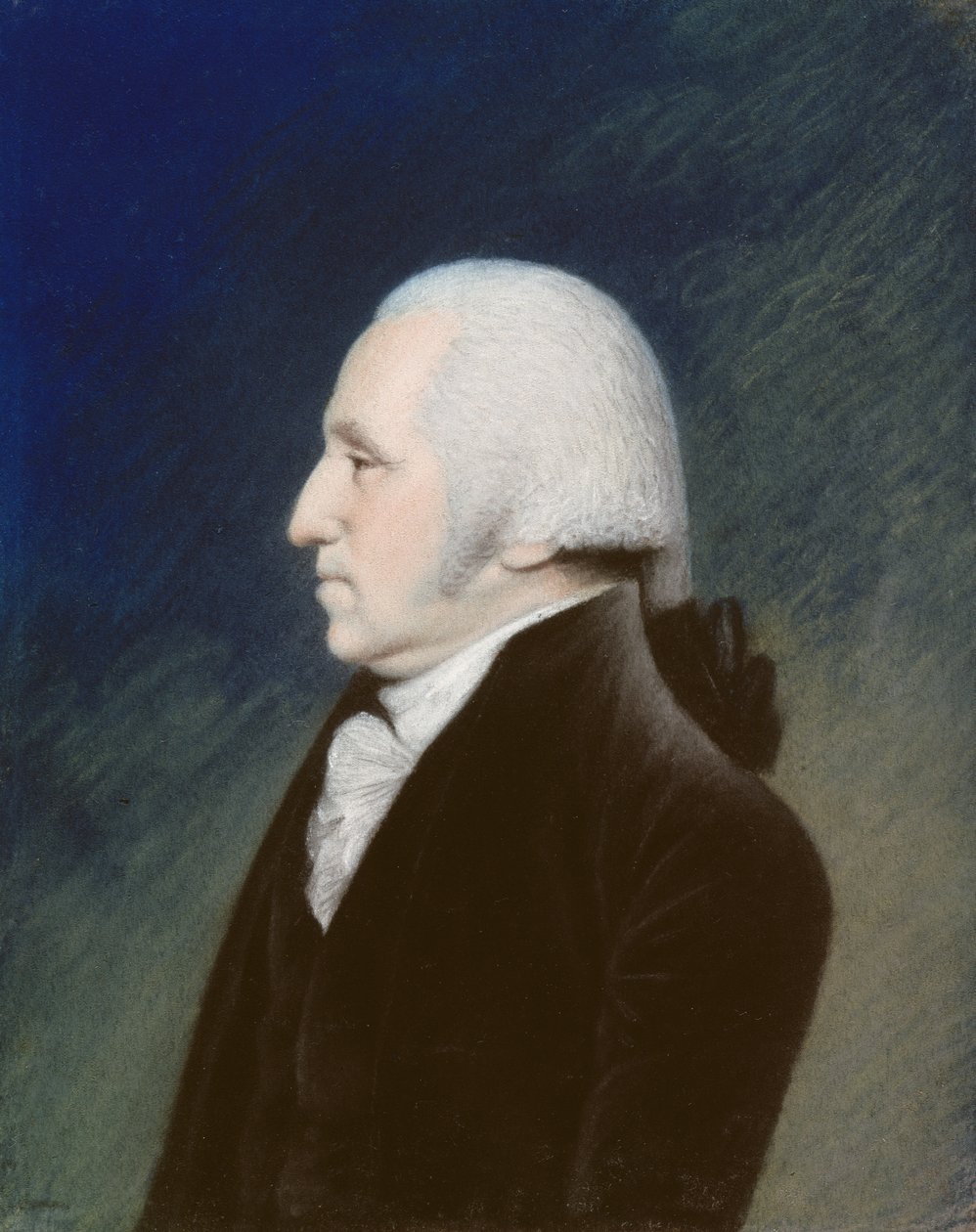 George Washington, 1795 (pastelli paperille) tekijältä James Sharples