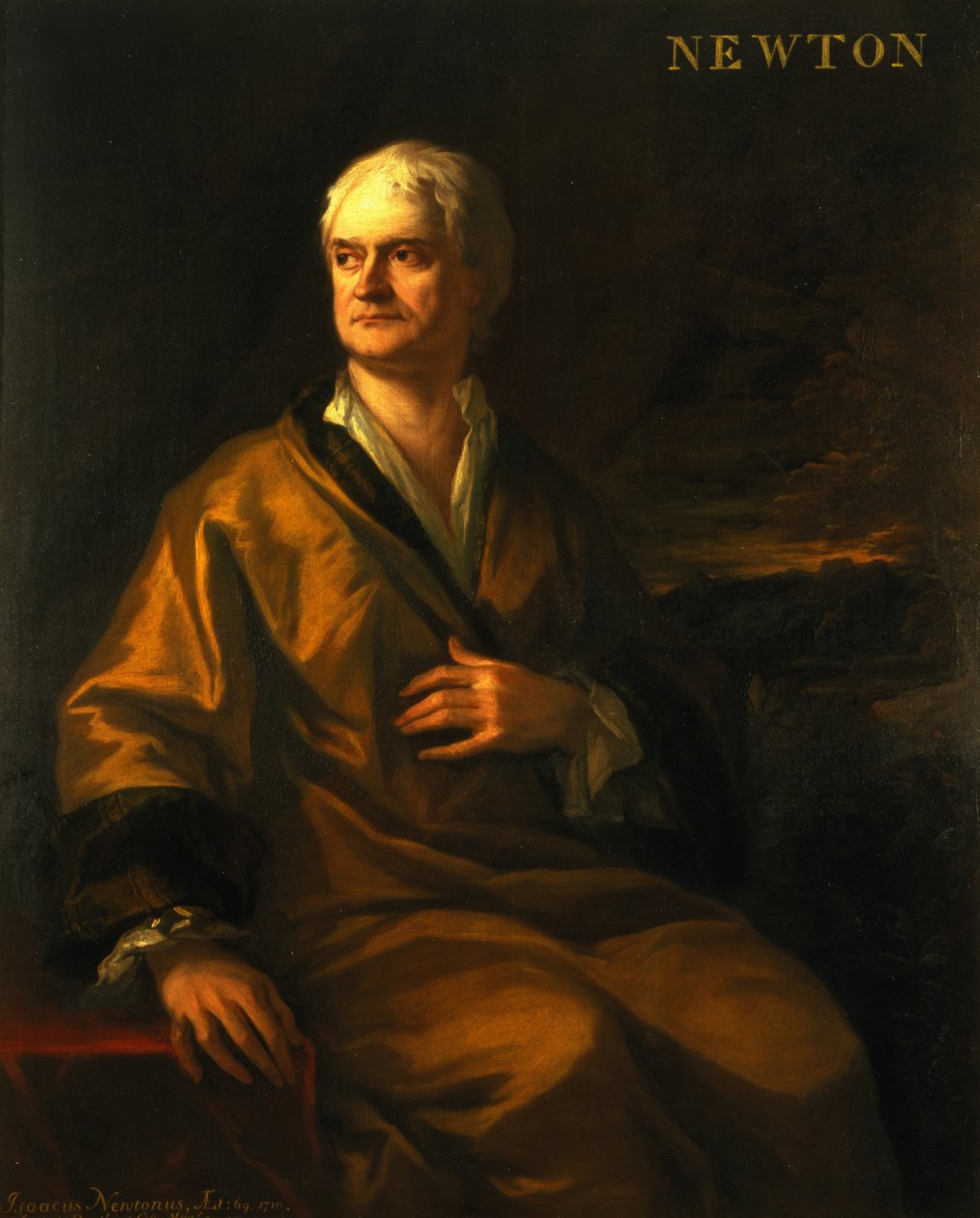 Sir Isaac Newton, 1710 tekijältä James Thornhill