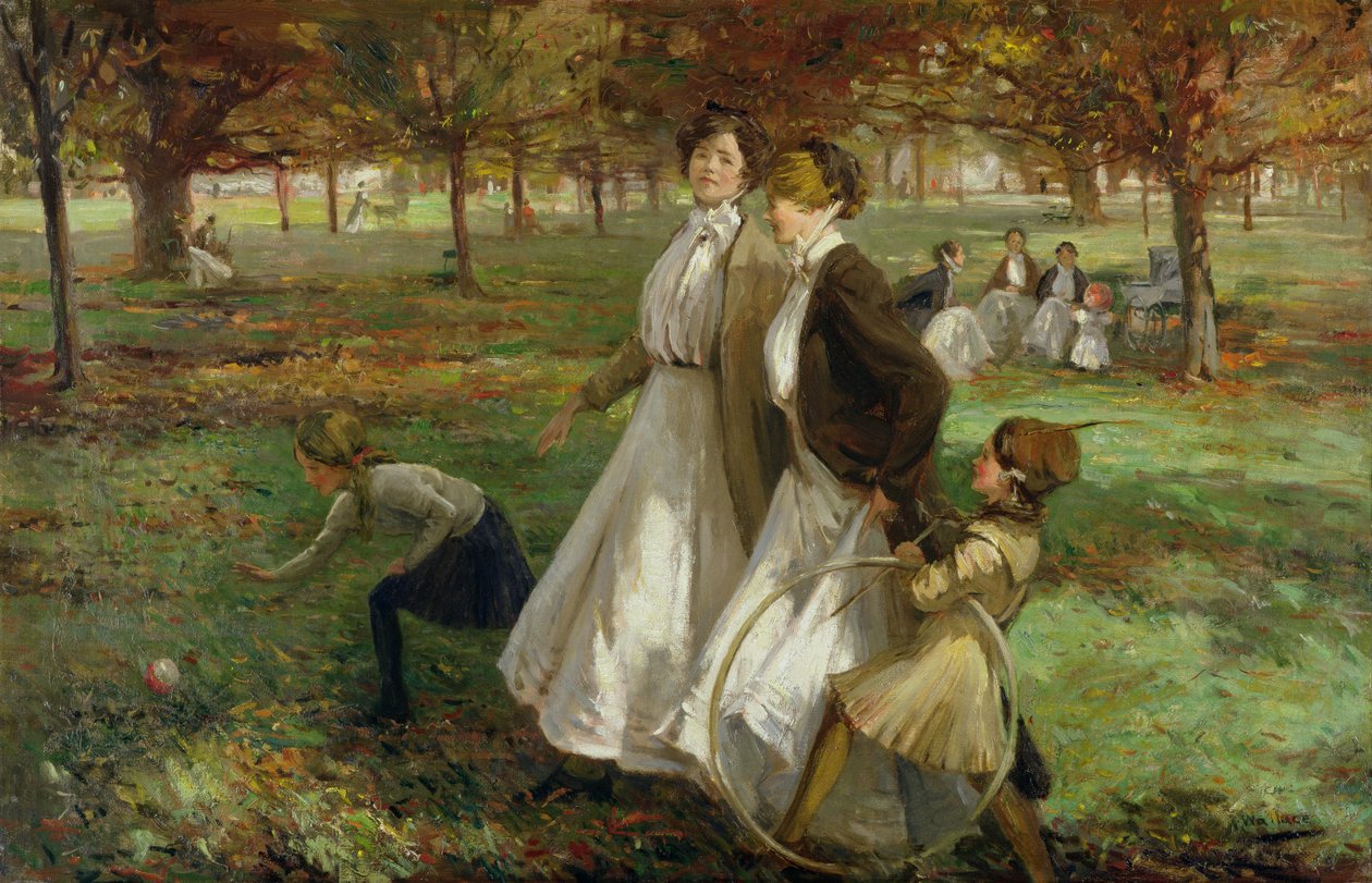 Syksy Kensington Gardensissa tekijältä James Wallace