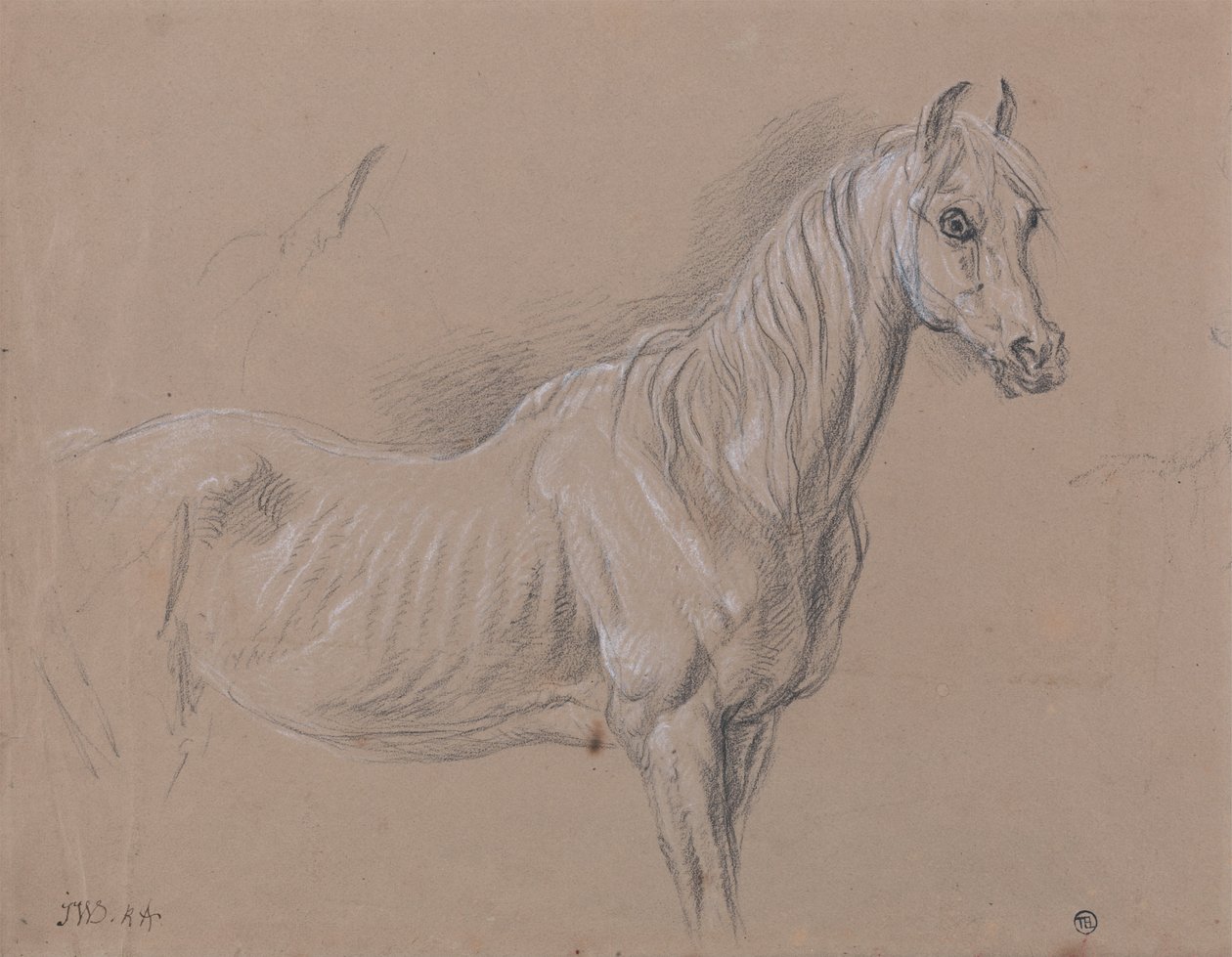 Mare- Mahdollisesti tutkimus LAmour de Chevalille, vuodelta 1827, Tate-galleriassa tekijältä James Ward