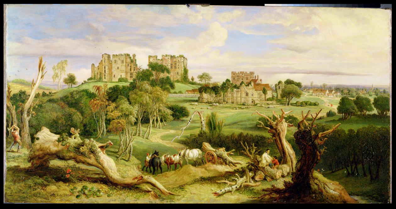 Kenilworthin linna, Warwickshire, 1840 tekijältä James Ward