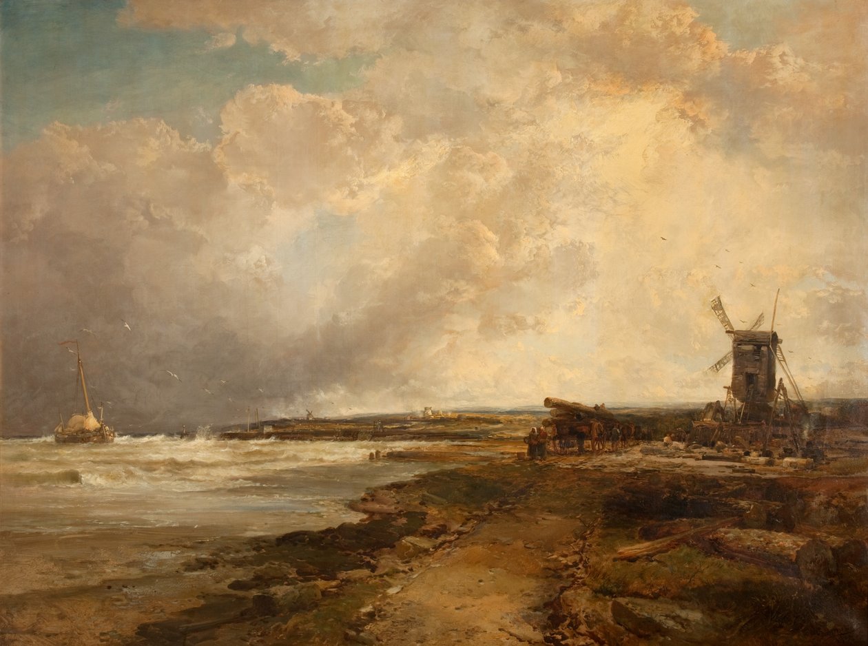 Ukkosmyrskyn jälkeen Sussexin rannikolla, 1882-83 tekijältä James Webb