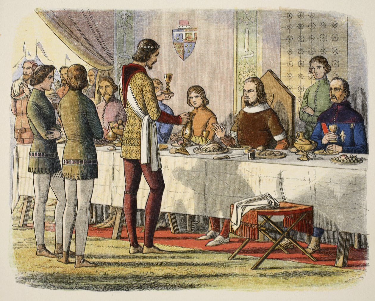 Prinssi Edward palvelee John of Artois