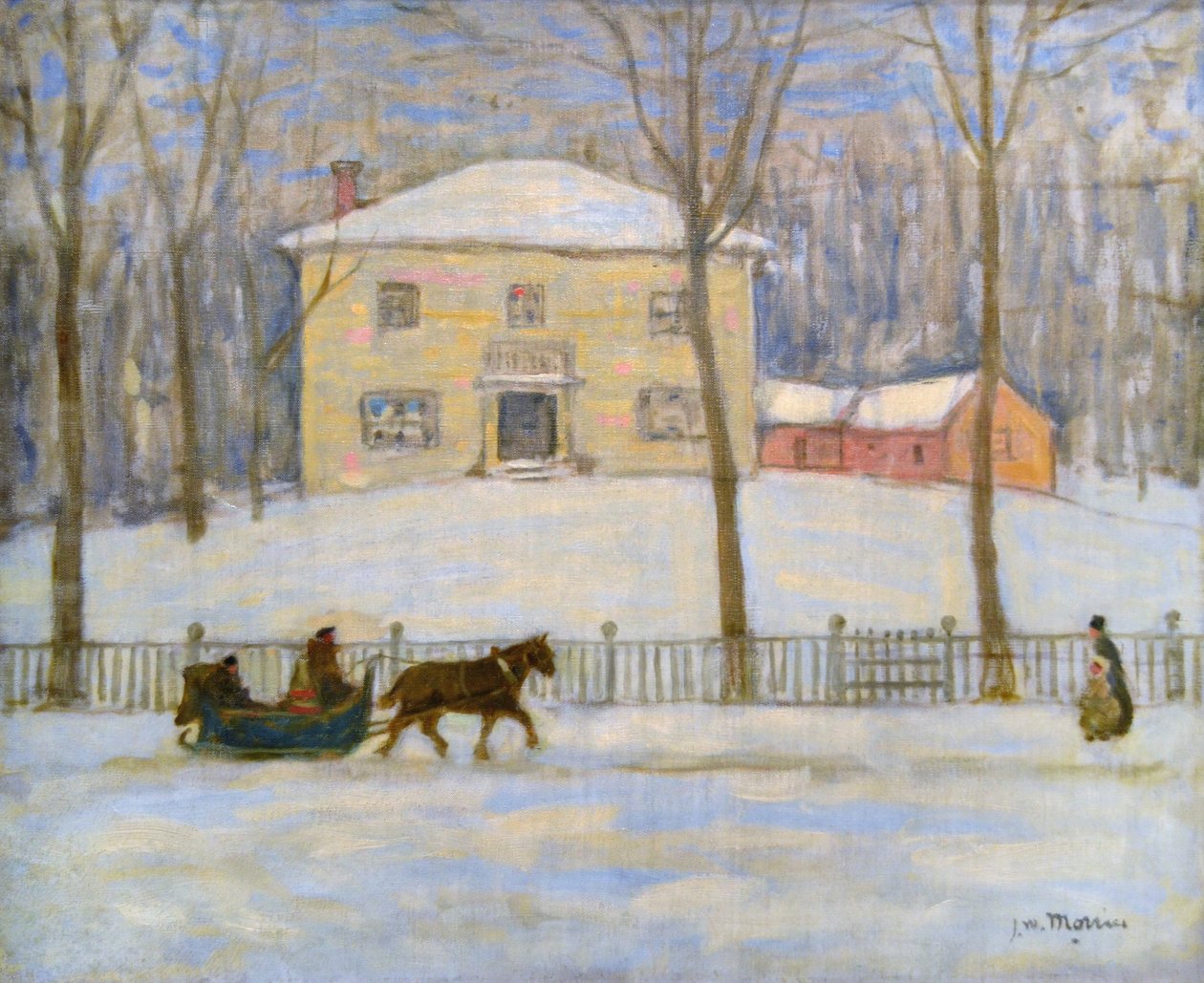 Vanha Holtonin talo Montrealissa tekijältä James Wilson Morrice