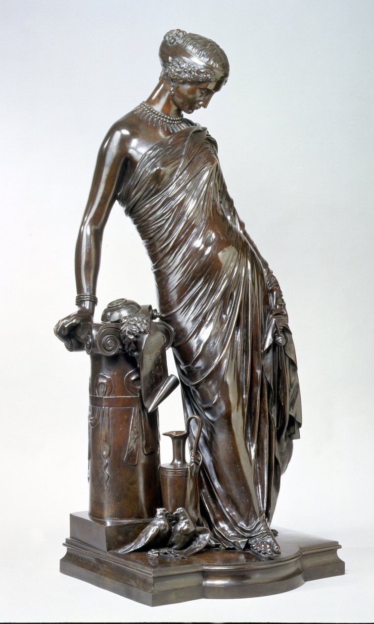 Seisova Sappho tekijältä James Pradier