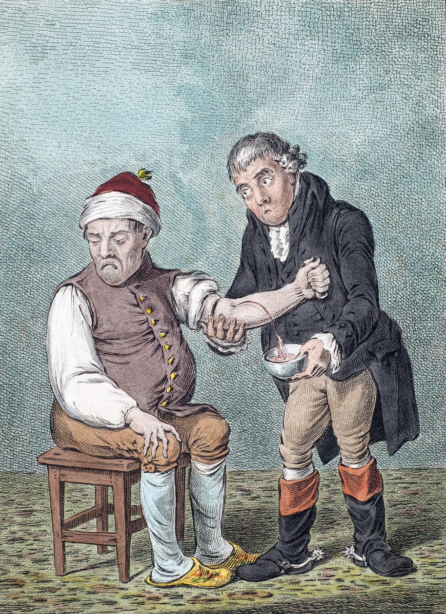 Verenvuodatus. Verenvuodatus. (Tulosta) tekijältä James (after) Gillray