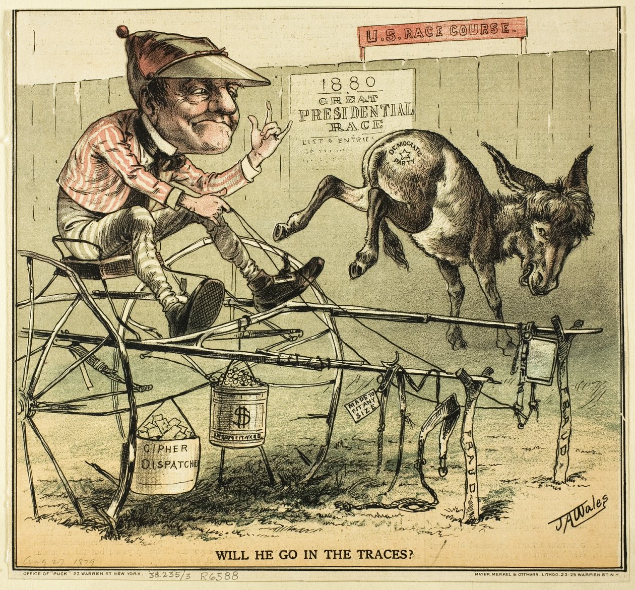 Will He Go in The Traces, alkaen Puck tekijältä James A. Wales