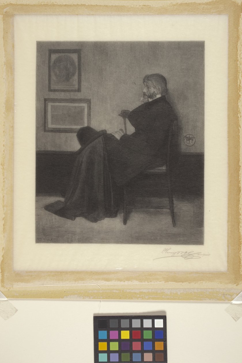 Thomas Carlyle (puukaiverrus) tekijältä James Abbott McNeill (attr.to) Whistler