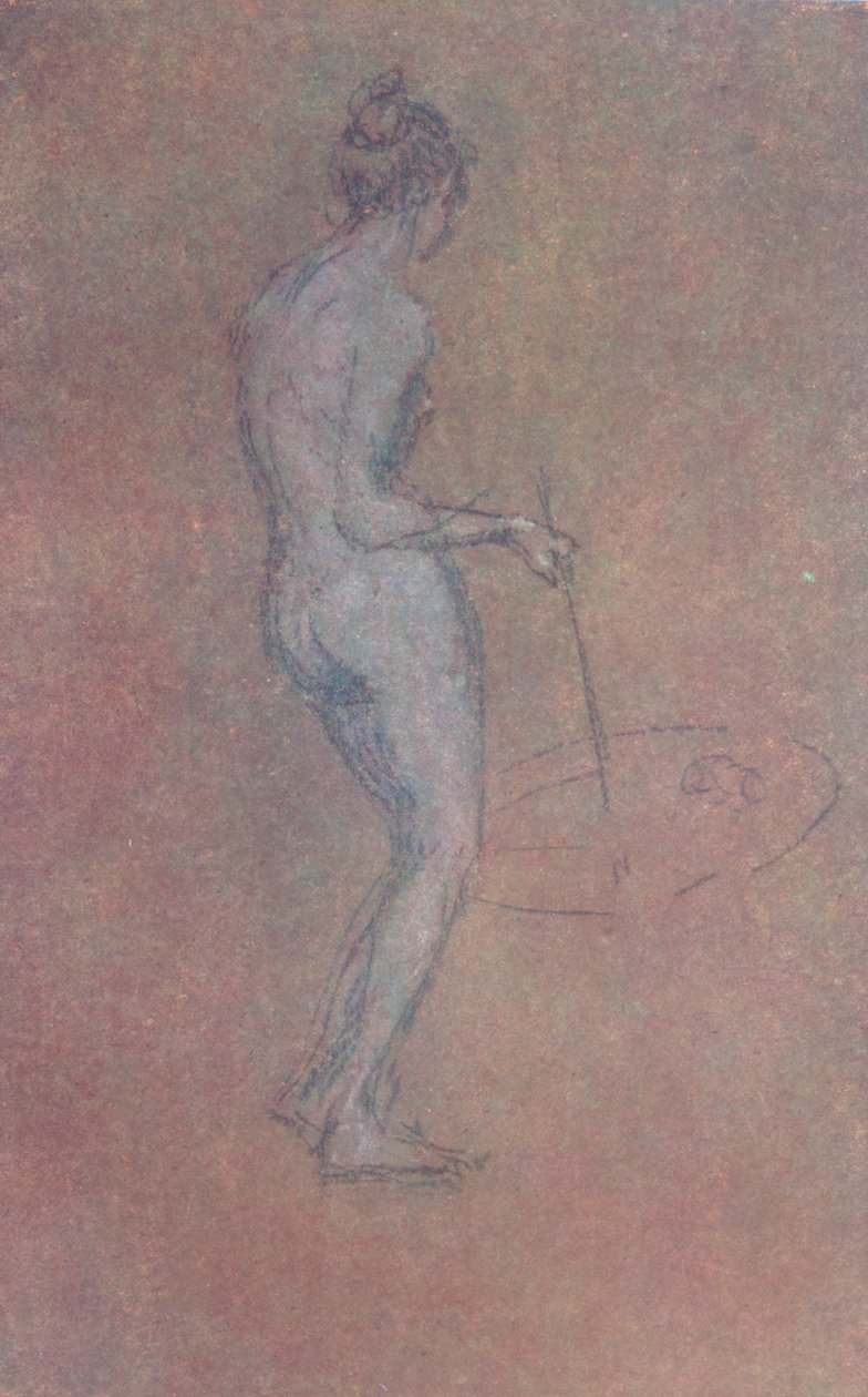 Alastontutkimus, c1864, 1904 tekijältä James Abbott McNeill Whistler