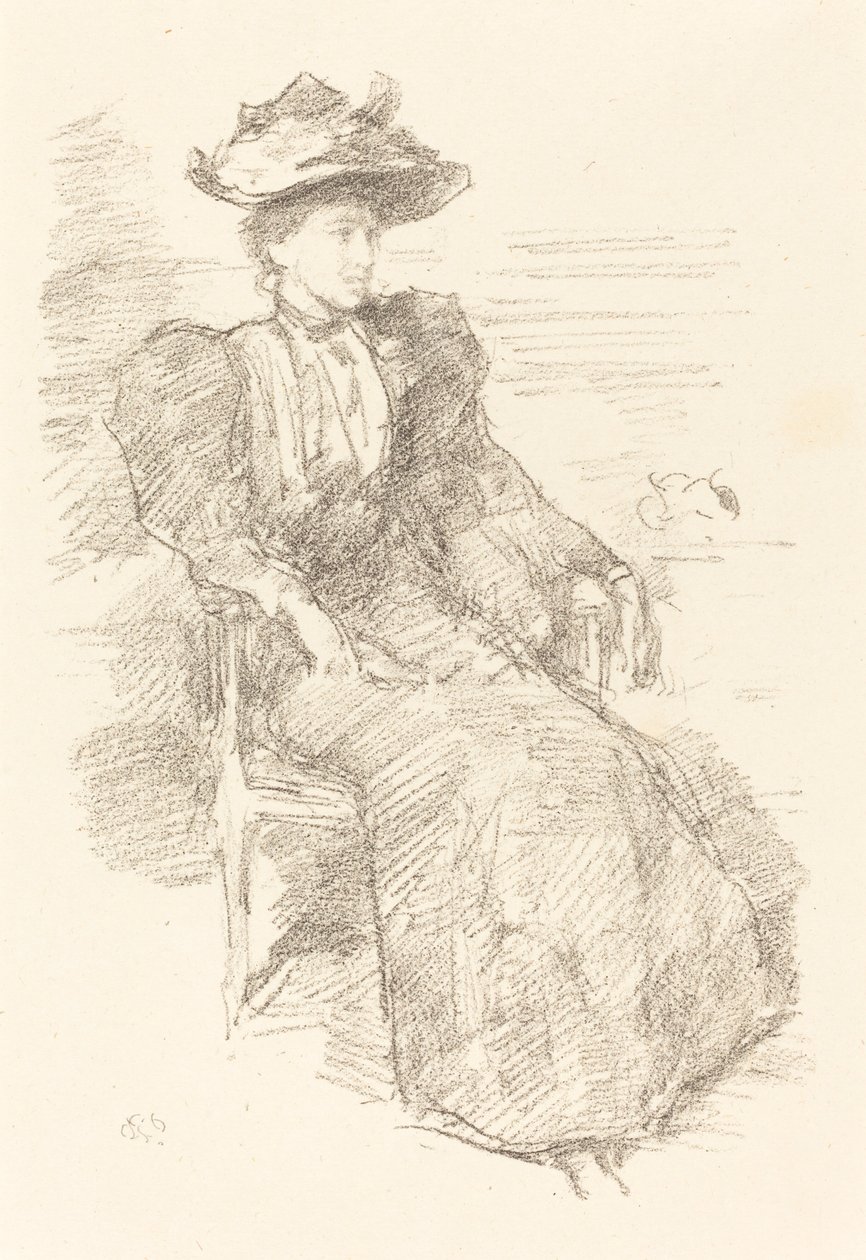Muotokuva: Mildred Howells, 18941896. tekijältä James Abbott McNeill Whistler