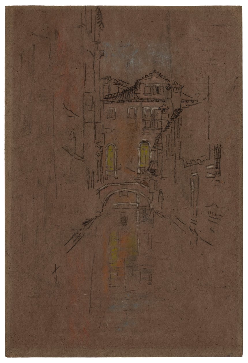Venetsialainen kanava, 1879-1880. tekijältä James Abbott McNeill Whistler