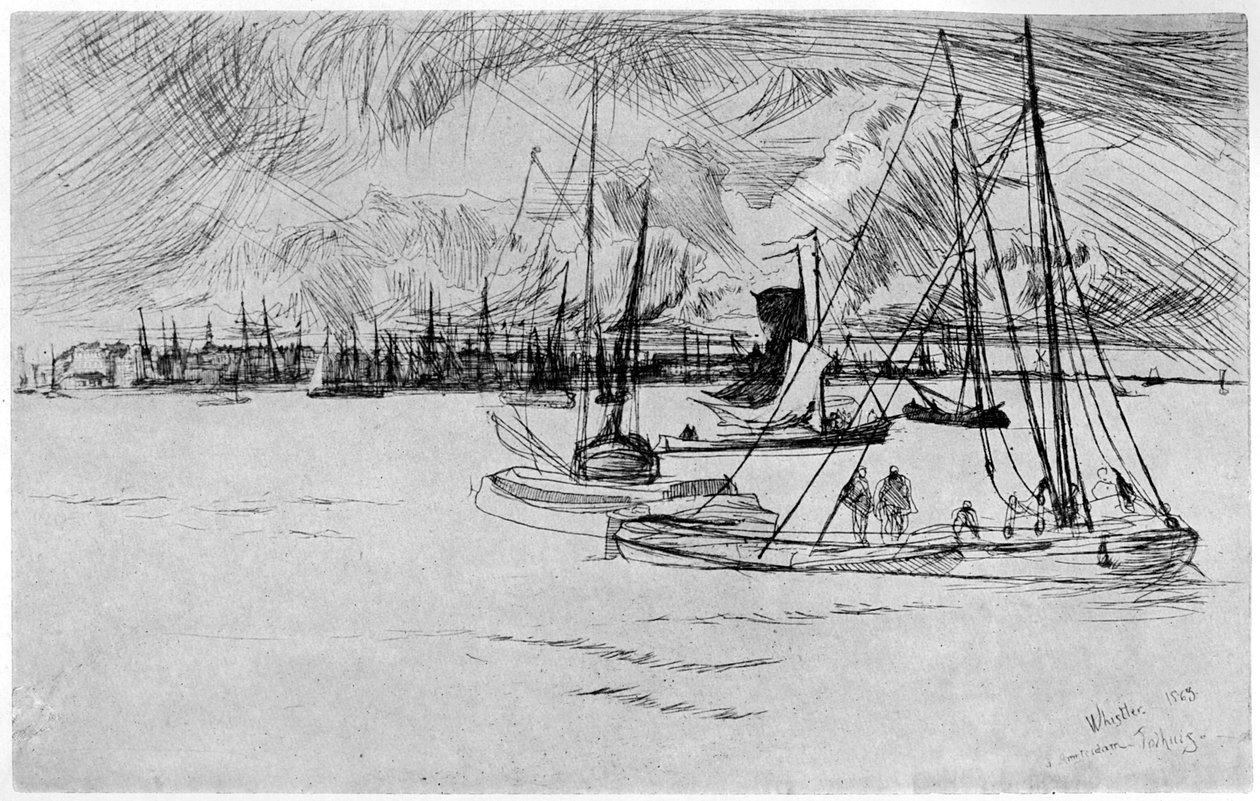 Amsterdam, 1800-luku 1904. tekijältä James Abbott McNeill Whistler