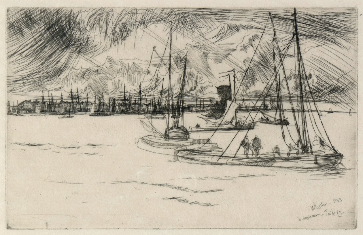 Amsterdam Tolhuisista tekijältä James Abbott McNeill Whistler