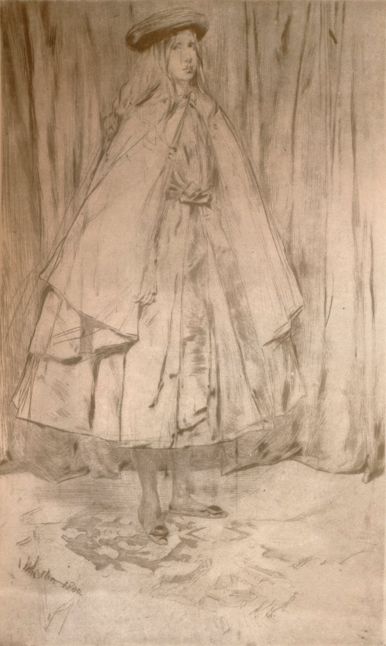 Annie Haden, 1860, 1904 tekijältä James Abbott McNeill Whistler