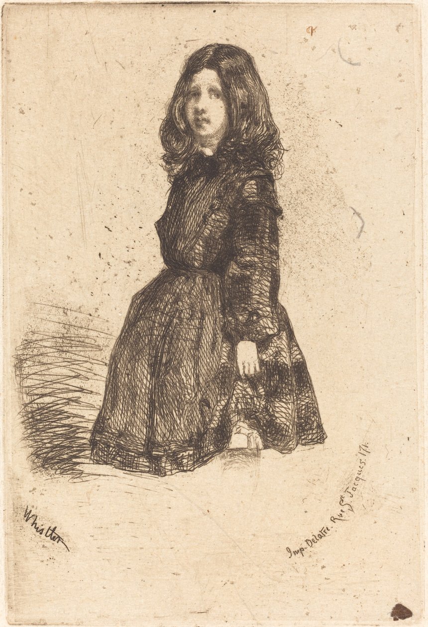 Annie, c. 18571858. tekijältä James Abbott McNeill Whistler