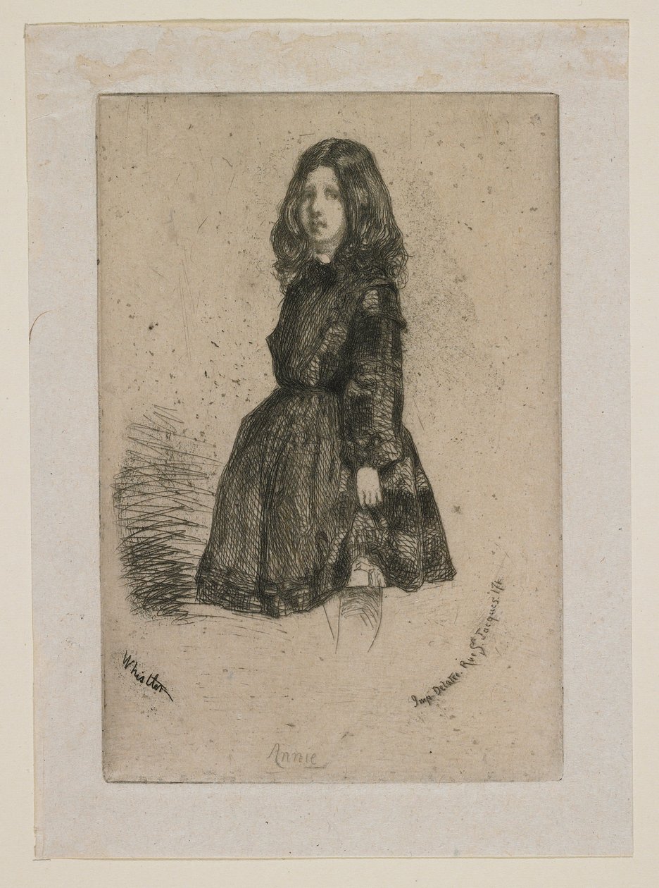 Annie sarjasta Kaksitoista etsausta luonnosta tekijältä James Abbott McNeill Whistler