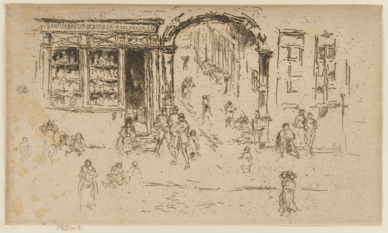 Archway, Bryssel tekijältä James Abbott McNeill Whistler