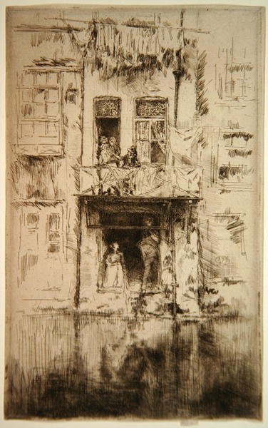 Parveke, Amsterdam tekijältä James Abbott McNeill Whistler