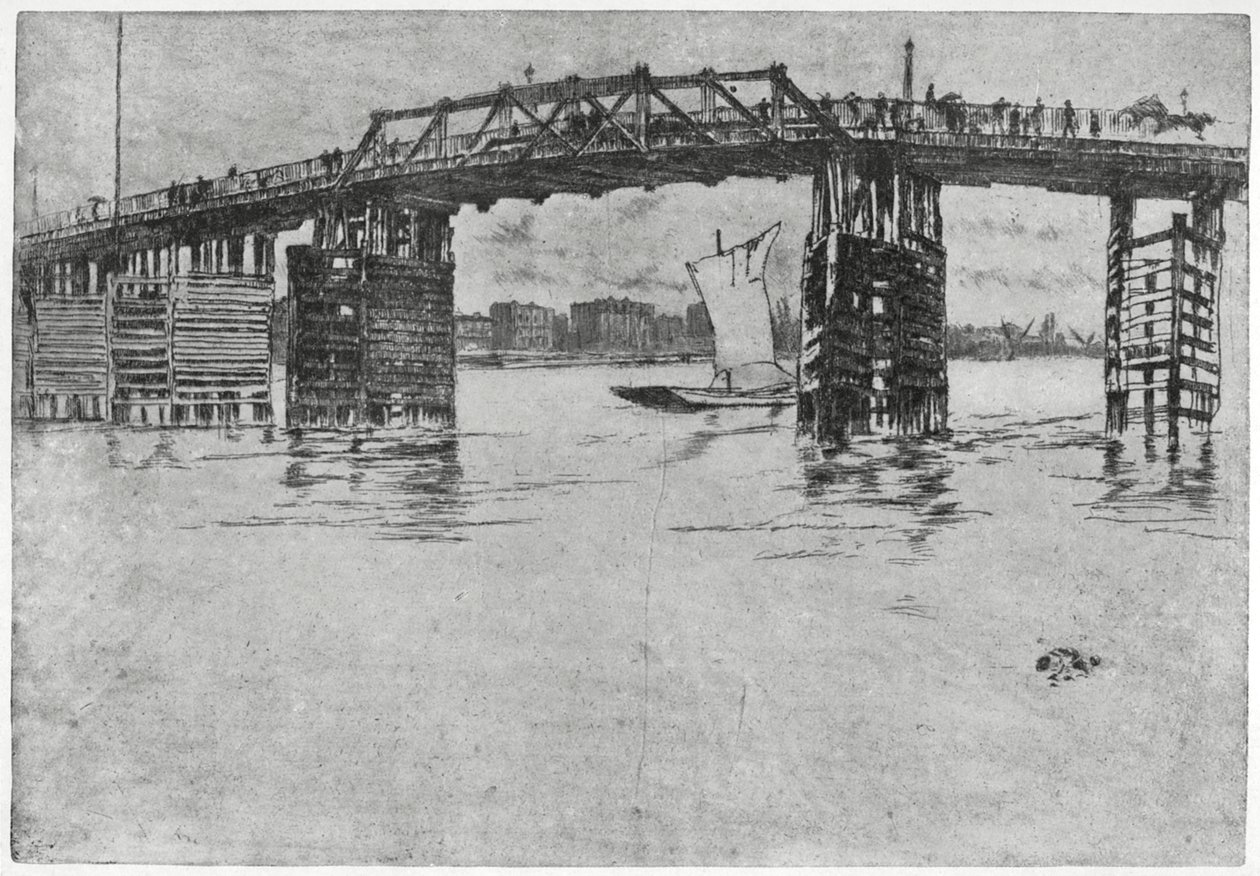 Battersea Bridge, Lontoo, 1800-luku 1904. tekijältä James Abbott McNeill Whistler