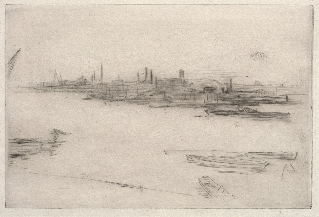 Battersea: Aamunkoitto. tekijältä James Abbott McNeill Whistler