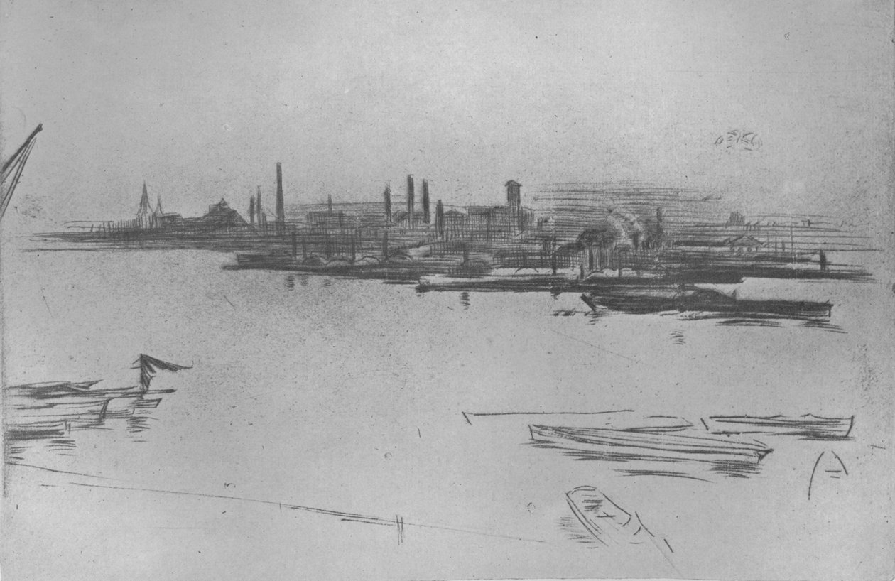 Battersea, Dawn, 1877, 1904 tekijältä James Abbott McNeill Whistler