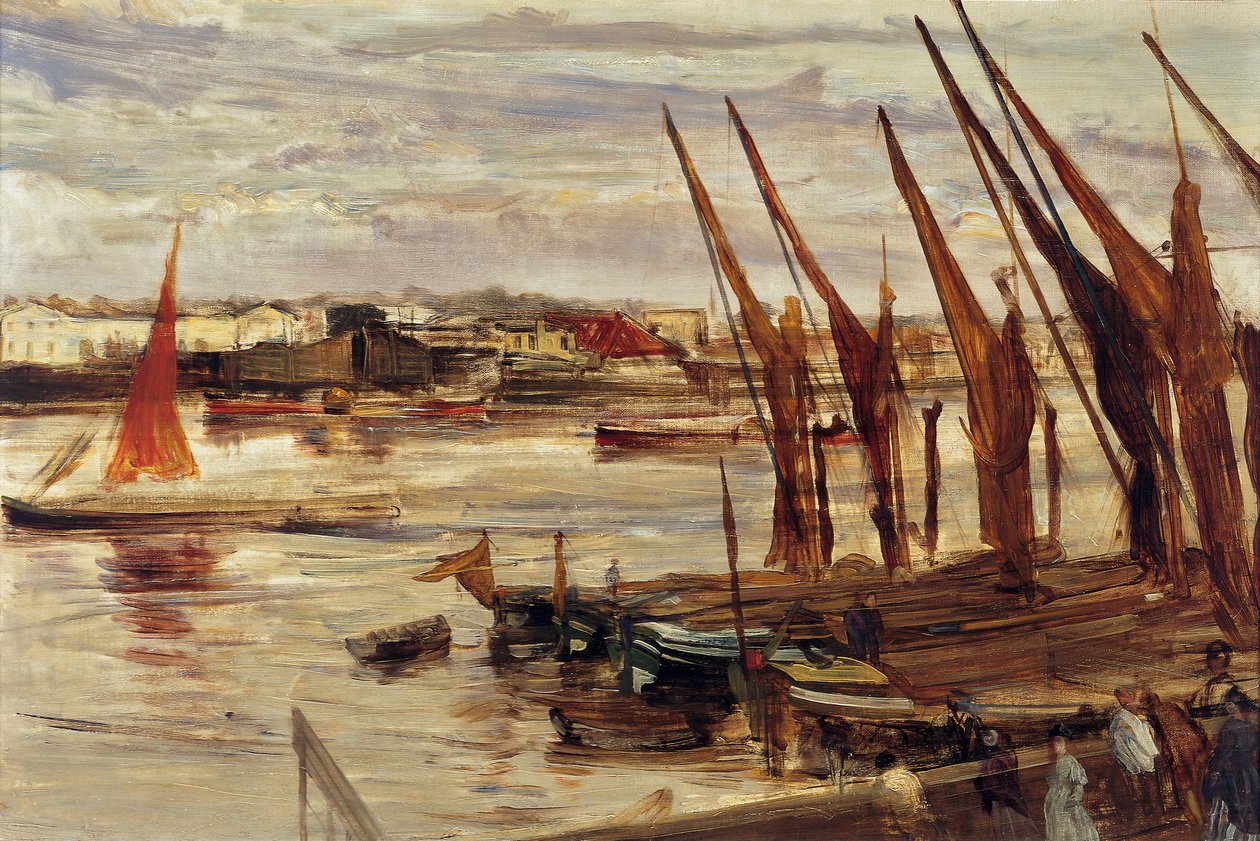 Battersea Reach, n. 1863 tekijältä James Abbott McNeill Whistler
