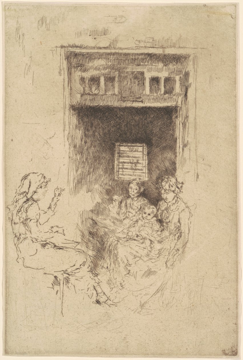 Bead-Stringers, 1880. tekijältä James Abbott McNeill Whistler