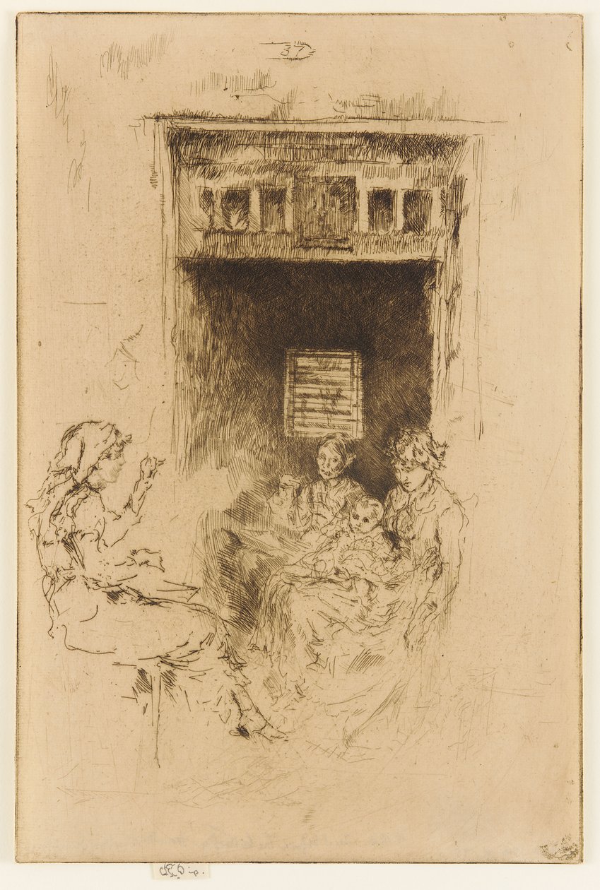 Bead Stringers, 1879-1880. tekijältä James Abbott McNeill Whistler
