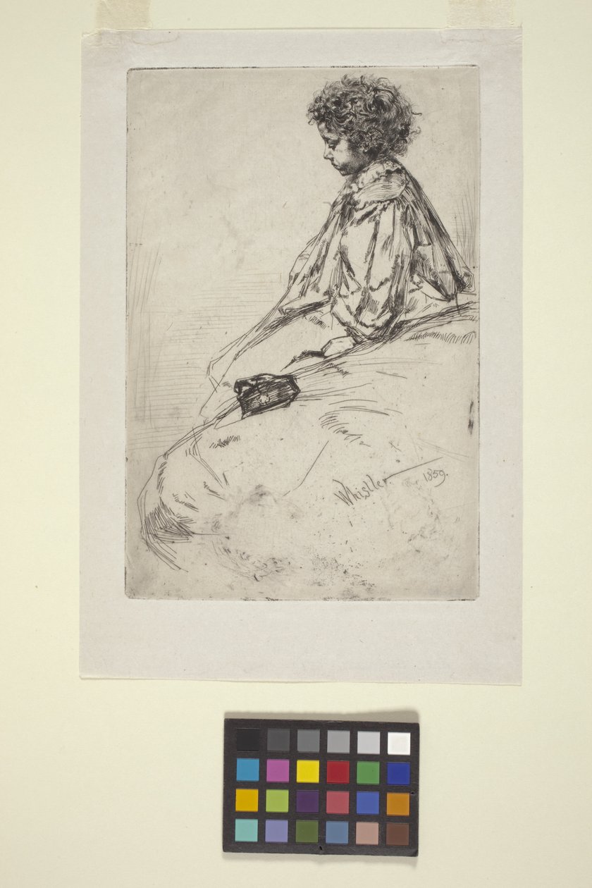Bibi Lalouette (etsaus) tekijältä James Abbott McNeill Whistler