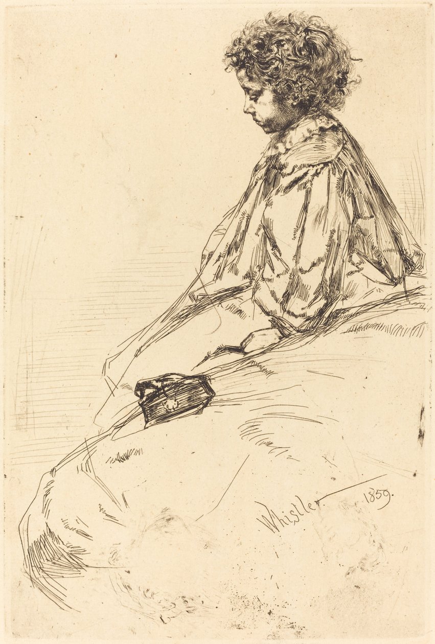 Bibi Lalouette, 1859. tekijältä James Abbott McNeill Whistler