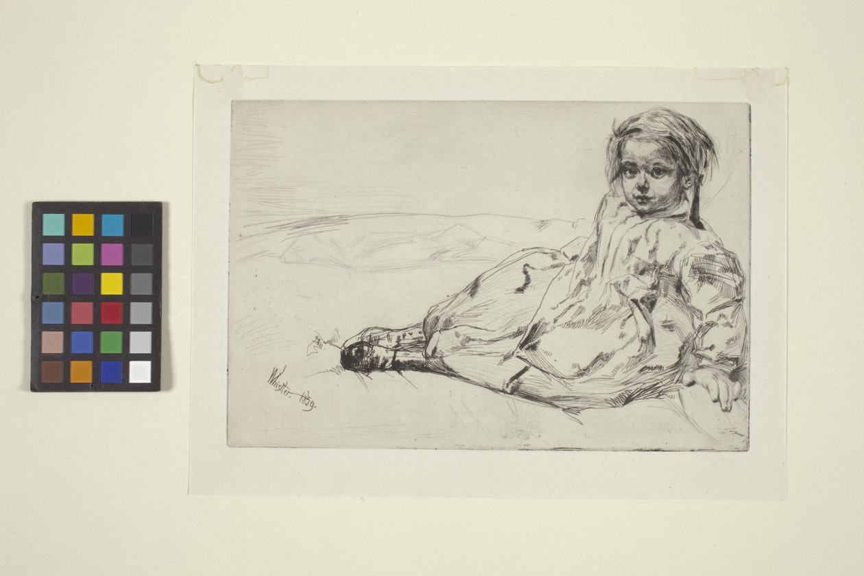 Bibi Valentin (gravura)finlandês tekijältä James Abbott McNeill Whistler