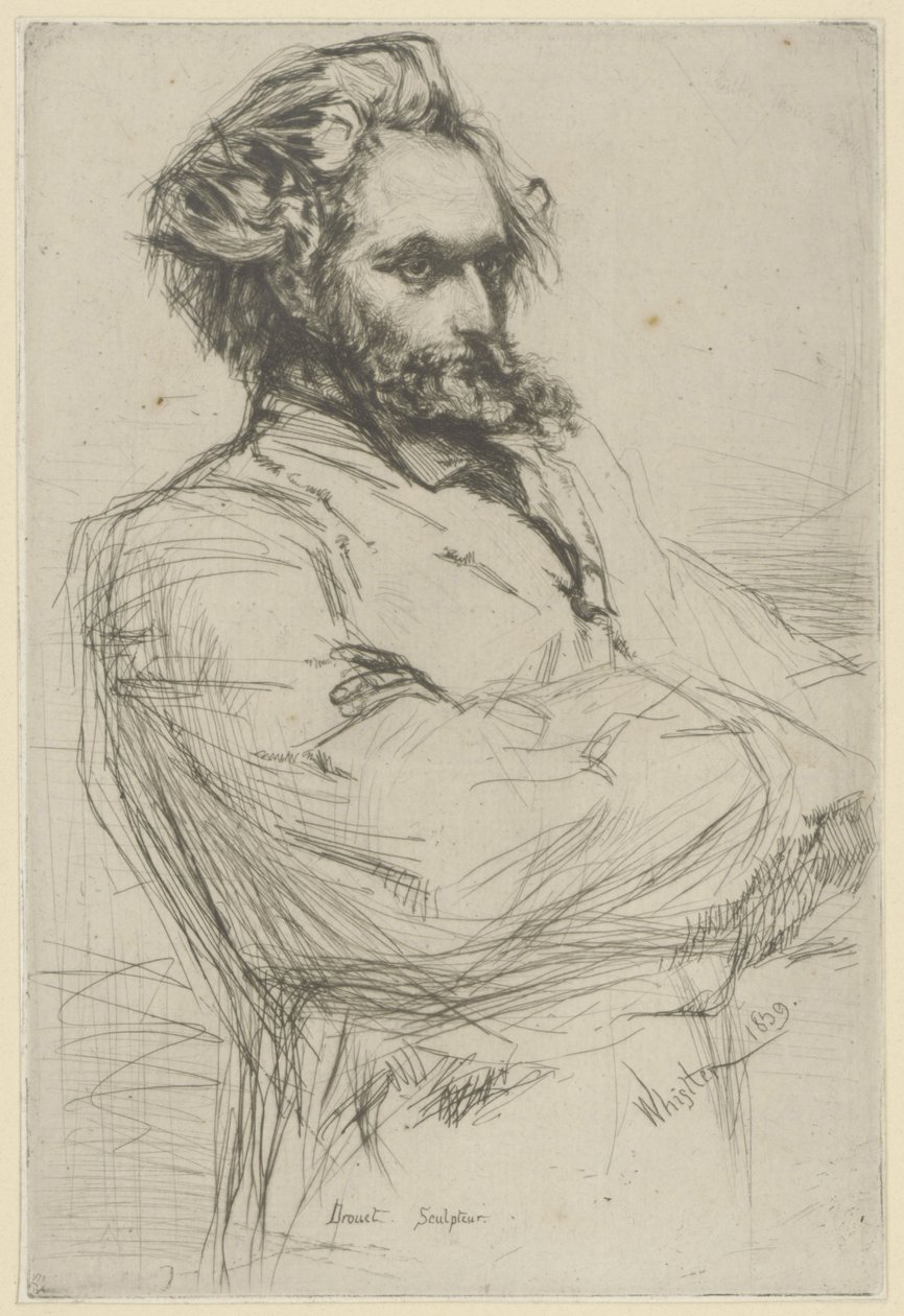 Drouetin muotokuva tekijältä James Abbott McNeill Whistler