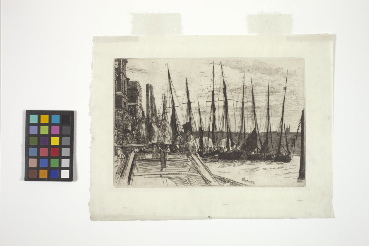 Billingsgate (etsaus) tekijältä James Abbott McNeill Whistler