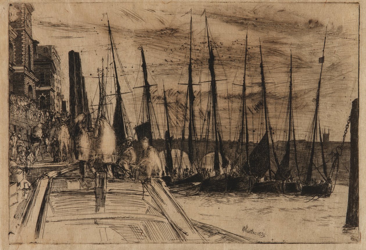 Billingsgate, 1859. tekijältä James Abbott McNeill Whistler