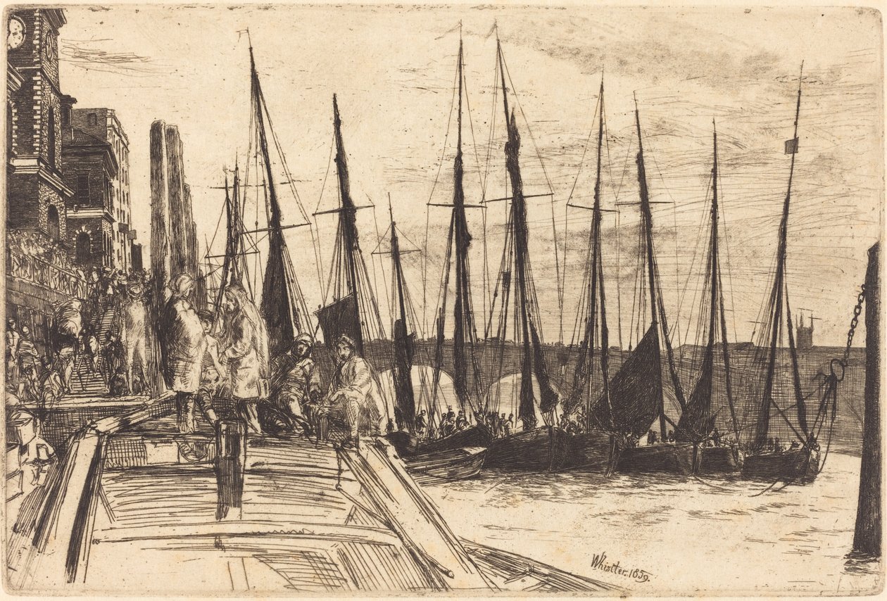 Billingsgate, 1859. tekijältä James Abbott McNeill Whistler