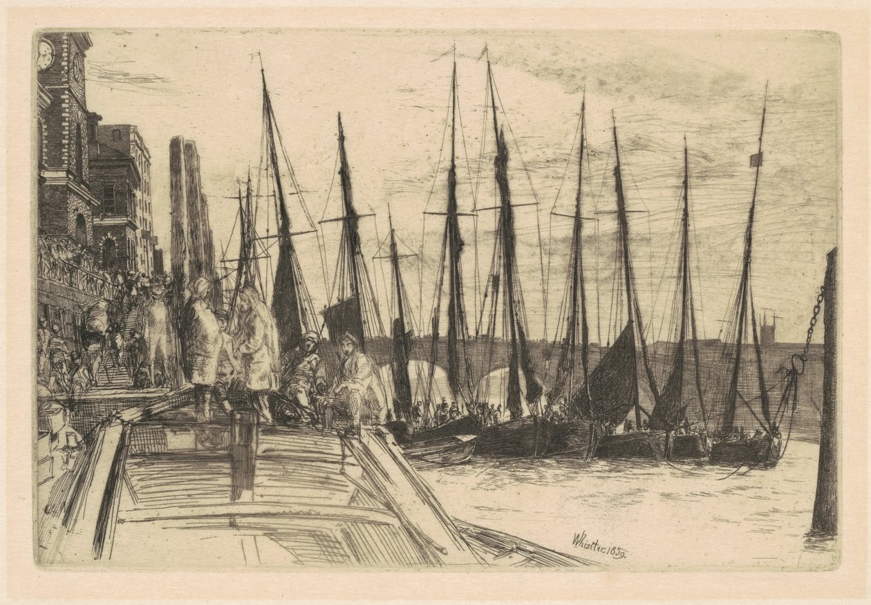 Billingsgate, 1859. tekijältä James Abbott McNeill Whistler