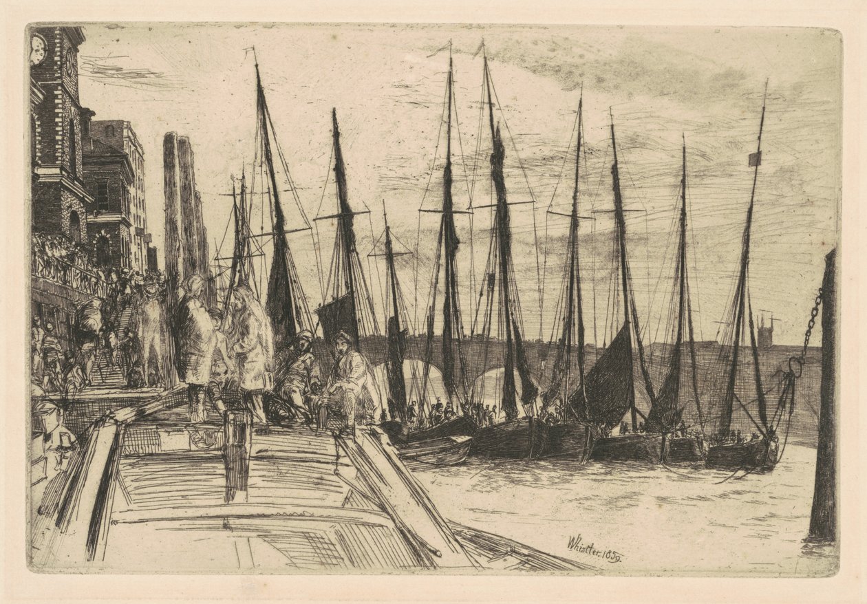 Billingsgate, 1859. tekijältä James Abbott McNeill Whistler