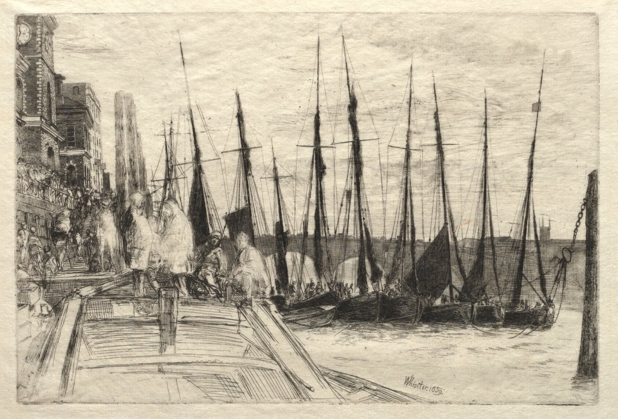 Billingsgate, 1859. tekijältä James Abbott McNeill Whistler